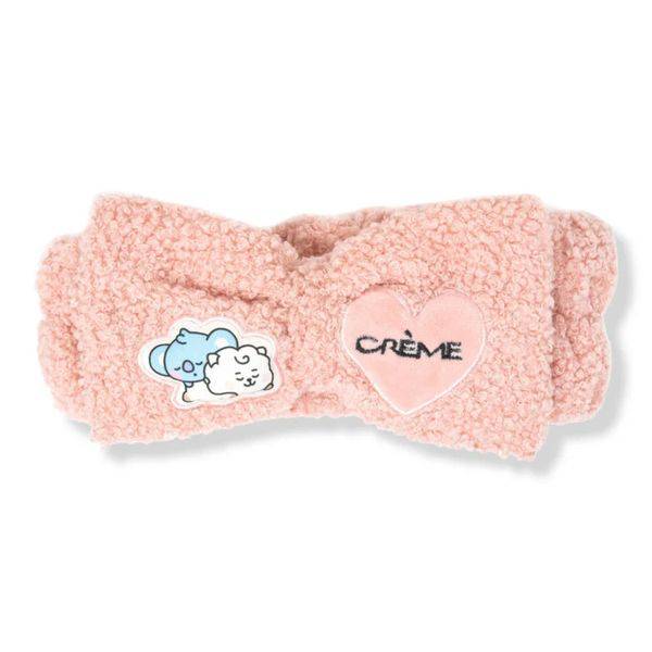 The Creme Shop BT21 BABY Plush Spa Teddy Headyband - Rosy Blush