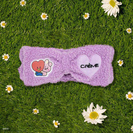 The Creme Shop BT21 BABY Plush Spa Teddy Headyband - Starstruck Purple