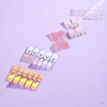 The Crème Shop BT21 RJ Blush Gel Nail Strips 4