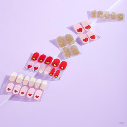 The Crème Shop BT21 TATA Galactic Love Gel Nail Strips Set of 35 4