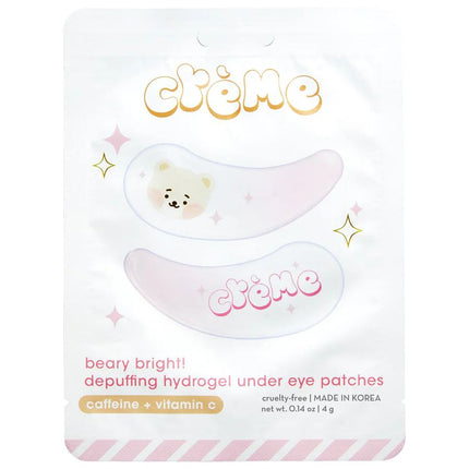 The Creme Shop Beary Smooth Hydrogel Under Eye Patches - Caffeine & Vitamin C