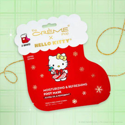 The Creme Shop Hello Kitty Minty Fresh Soles Foot Mask