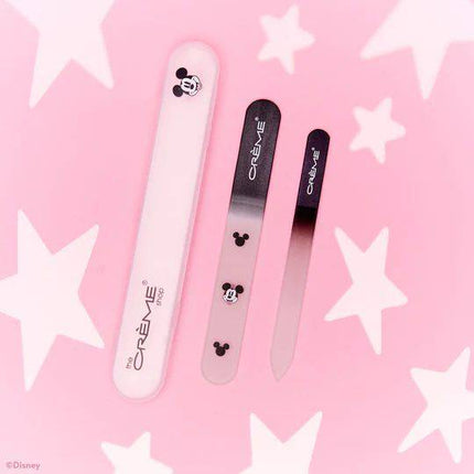 The Creme Shop Mickey Mouse Crystal Nail File Duo with Travel Case