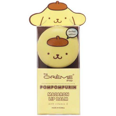 The Creme Shop Pompompurin Holiday Macaron Lip Balm - Caramel Pudding