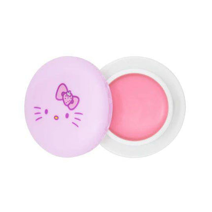 The Creme Shop x Hello Kitty Macaron Lip Balm - Strawberry Rose Latte