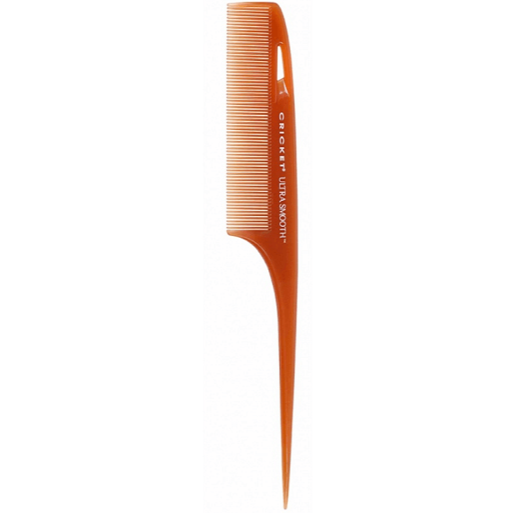 ultra smooth fine tooth rattail comb - cricket - comb