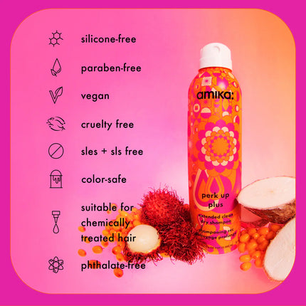 Amika Perk Up Plus Extended Clean Dry Shampoo