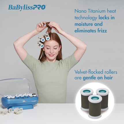 BaBylissPRO Nano Titanium Professional Hot Rollers - 5 Jumbo Rollers