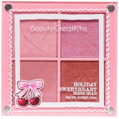 Beauty Creations Xmas Holiday Sweetheart Blush Quad