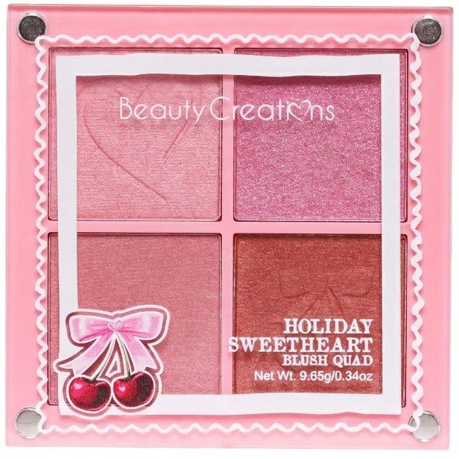 Beauty Creations Xmas Holiday Sweetheart Blush Quad