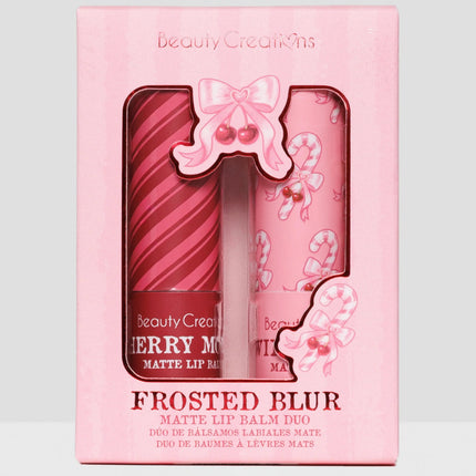 Beauty Creations Xmas Frosted Blur Matte Lip Balm Duo