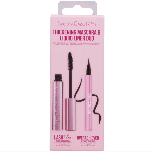 Beauty Creations Thickening Mascara & Liquid Liner Duo