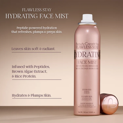 Beauty Creations Flawless Stay Aerosol Face Mist - Hydrating Face Mist