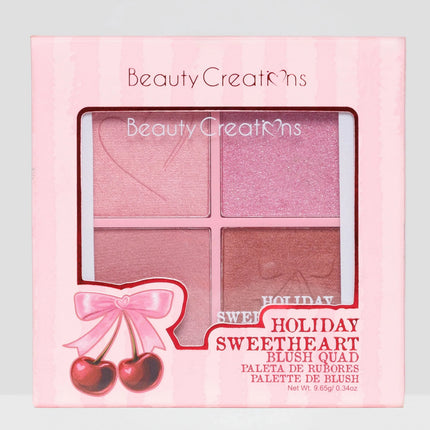Beauty Creations Xmas Holiday Sweetheart Blush Quad