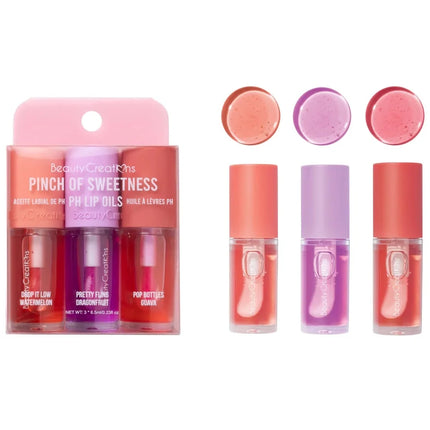 Beauty Creations Pinch of Sweetness PH Lip Oils Trio - The Reds