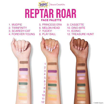 Beauty Creations Rugrats x Beauty Creations Reptar Roar Face Palette