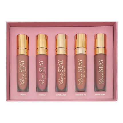 Beauty Creations Velvet Stay Lip Paint Set - Mauve Mood