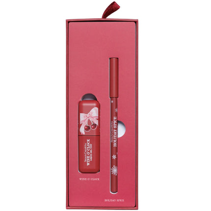 Beauty Creations Xmas Midnight Kiss Liquid Gel Tint & Wooden Lip Pencil Duo