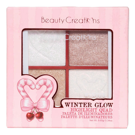 Beauty Creations Xmas Winter Glow Highlighter Quad