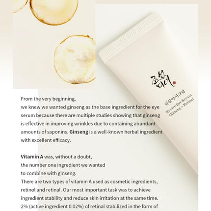 Beauty of Joseon Revive Eye Serum : Ginseng + Retinal