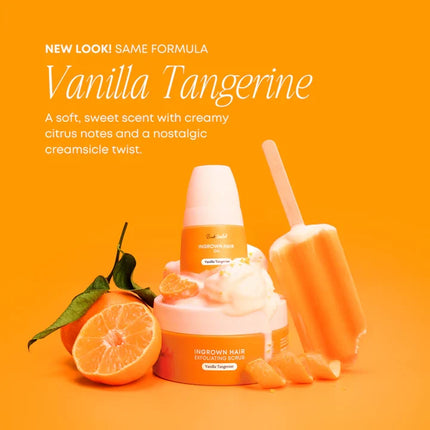 Bushbalm Vanilla Tangerine Ingrown Hair Exfoliating Scrub