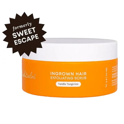 Bushbalm Vanilla Tangerine Ingrown Hair Exfoliating Scrub