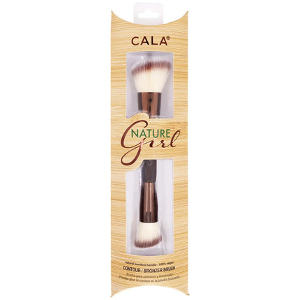 CALA Bamboo Double Ended Contour & Bronzer Brush
