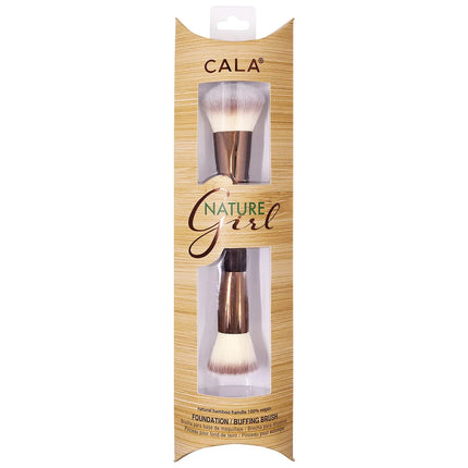 CALA Bamboo Double Ended Foundation & Buffing Brush