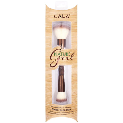 CALA Bamboo Double Ended Powder & Blush Brush