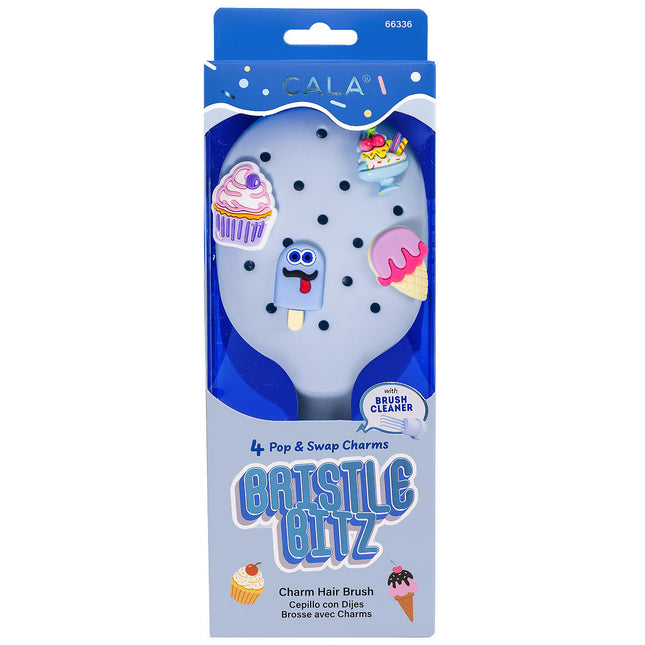 Bristle Bitz Charm Hair Brush - Blue