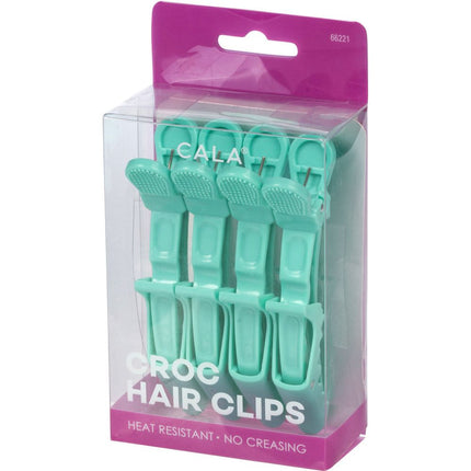 cala-croc-hair-clips-mint-4pk-1
