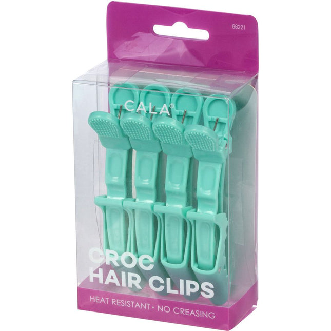 cala-croc-hair-clips-mint-4pk-1