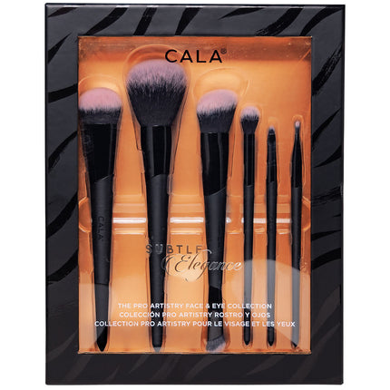 CALA Subtle Elegance: Face & Eye Brush Set (6 PCS)