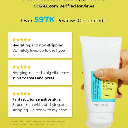 COSRX Low Ph Good Morning Gel Cleanser