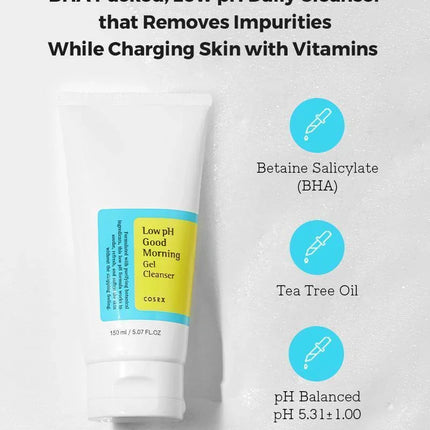 COSRX Low Ph Good Morning Gel Cleanser