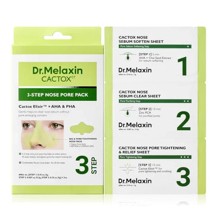 Dr. Melaxin CACTOX 3-Step Nose Mask Pack