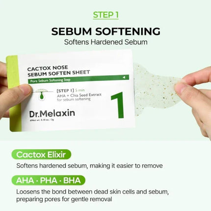 Dr. Melaxin CACTOX 3-Step Nose Mask Pack