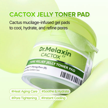 Dr. Melaxin CACTOX Pore Relief Jelly Toner 60 Pads