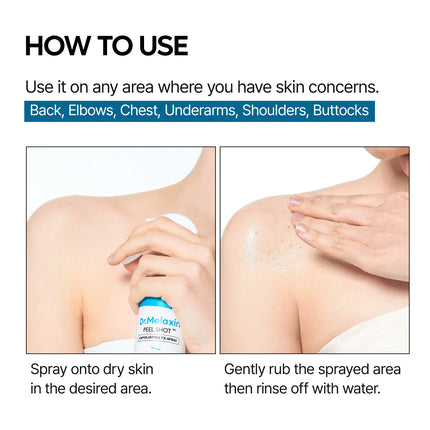 Dr. Melaxin Peel Shot Exfoliating TX Spray