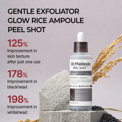 Dr. Melaxin Peel Shot Glow Black Rice Ampoule