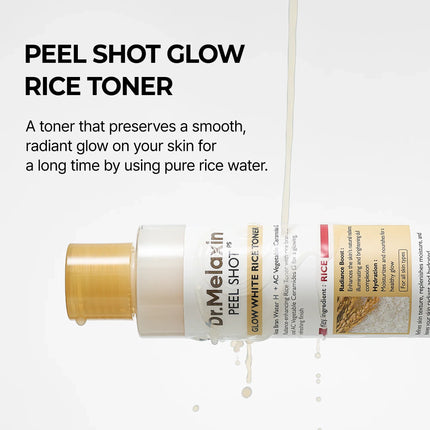 Dr. Melaxin Peel Shot Glow Rice Toner
