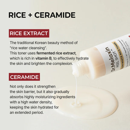 Dr. Melaxin Peel Shot Glow Rice Toner