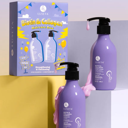 Luseta Biotin & Collagen Shampoo & Conditioner Set