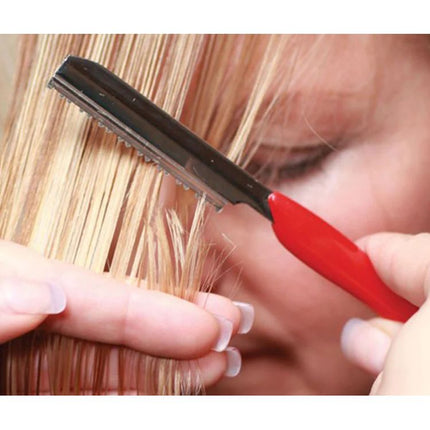 Feather Texturizing Styling Razor Kit - Red