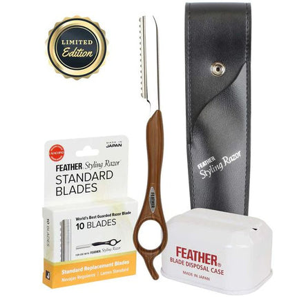Feather Wood Look Styling Razor Kit