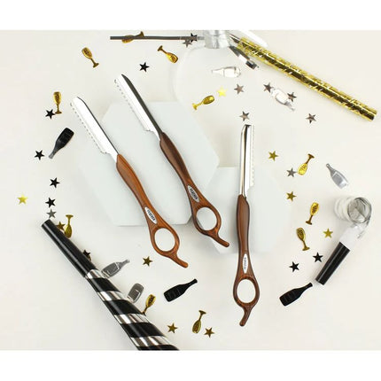 Feather Wood Look Styling Razor Kit