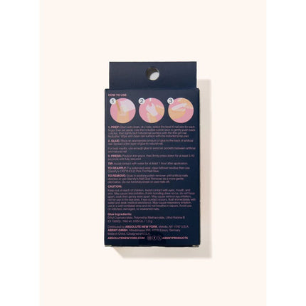 Absolute New York Glamify NTME02 Mesmerize Deluxe Press On Nails - Square Short