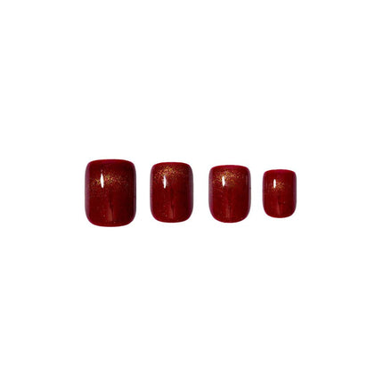 Absolute New York Glamify NTME04 Mesmerize Deluxe Press On Nails - Square Short