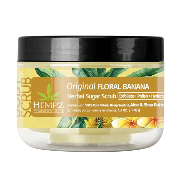 Hempz Original Floral Banana Herbal Suger Scrub 1