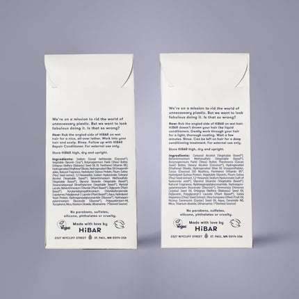 HiBar Repair Shampoo & Conditioner Bar Set